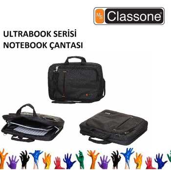 13-14-15.6'' Ultracase Serisi Siyah Notebook Çantası
