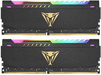 16GB (8GBx2) 3200MHz DDR4 VIPER DUAL RGB BLACK Gaming Masaüstü Ram
