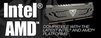 PATRIOT PVS416G440C9K 16GB (8GBx2) 4400MHz DDR4 VIPER DUAL STEEL BLACK Gaming Masaüstü Ram