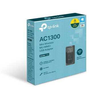 AC1300 Mini Wireless MU-MIMO USB Adaptör