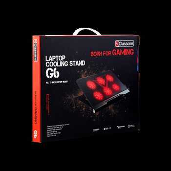 CLASSONE G6 Gaming Notebook Sogutucu, 14-17 inch,6 Fan, 2 USB, 4X Stand özelliği (G6)