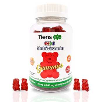 Çocuk Multivitamin İçeren Çiğnenebilir Form Takviye Edici Gıda