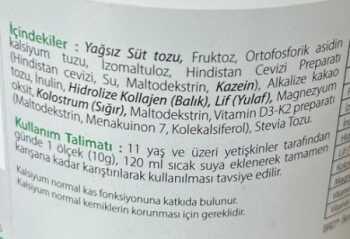 ADV Nutrient Kalsiyum İçeren Takviye Edici Gıda - 4