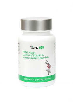 Vision Lutein ve Vitamin A İçeren Takviye Edici Gıda